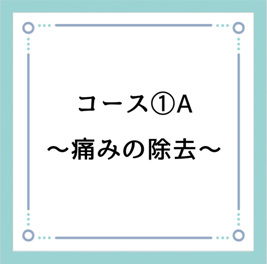 コース①A〜痛みの除去〜